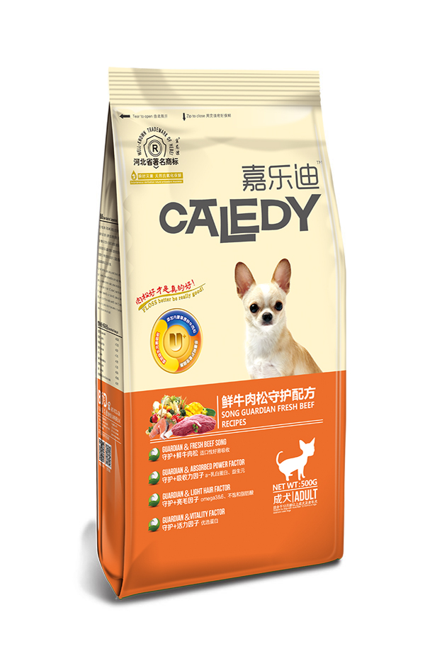 嘉乐迪成犬粮 鲜牛肉松守护配方 500g